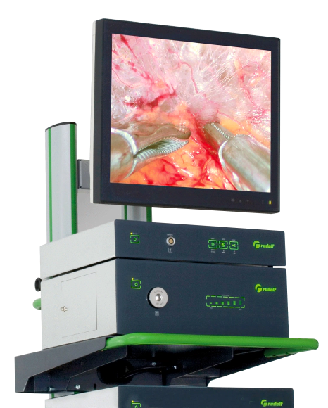 Endoscope equipment used for Korean breast revision surgery.