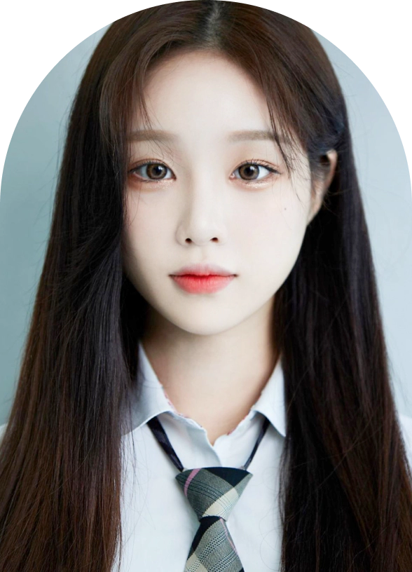 Woman with pretty nose after autologous rhinoplasty.