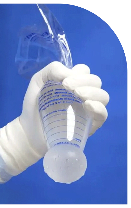 노터치 퍼널 가슴 보형물 주입.