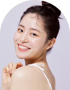 Young female with fresh skin and youthful appearance after anti aging treatments and surgery.