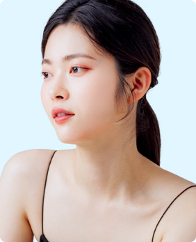 Image of anti aging mine sc injection treatment model.