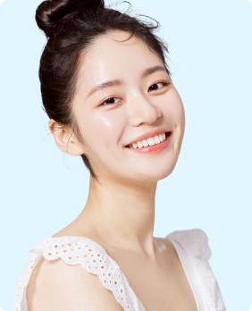 Image of anti aging neck wrinkle injection treatment model.