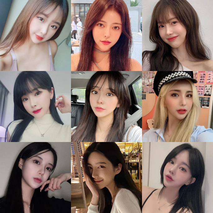 Beautiful woman happy after filling volume with filler.