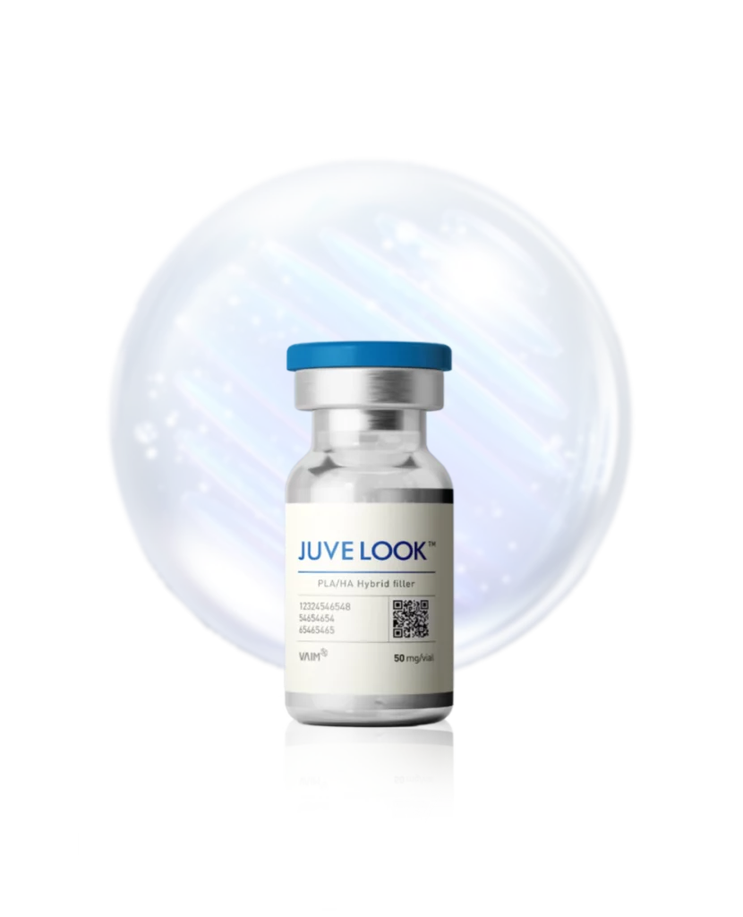 Juvelook that creates natural volume in the face.