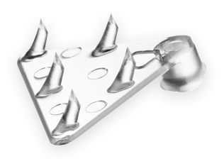 Endotine bioabsorbable fixation device used to hold the brow in an endoscopic brow lift