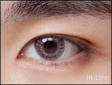 Male in line double eyelid.
