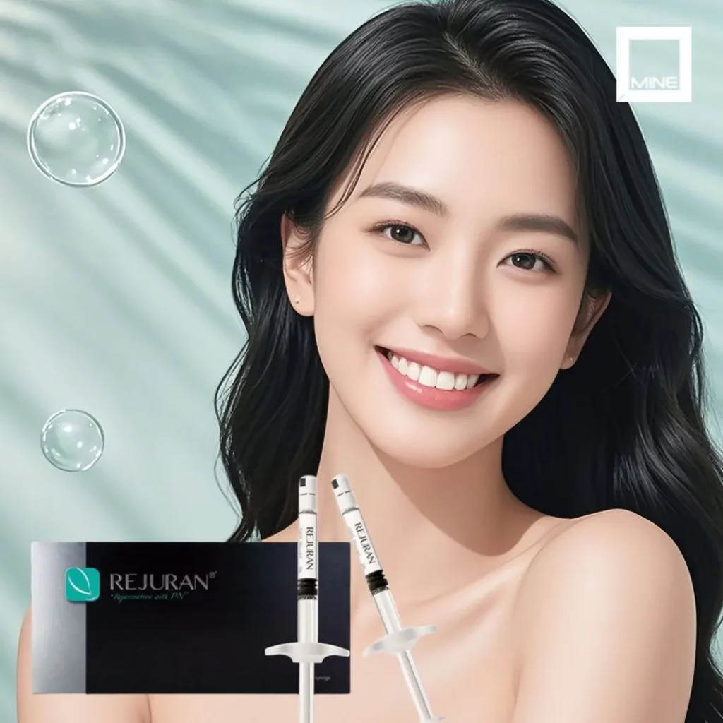 Korean skin rejuvenation with Rejuran healer.