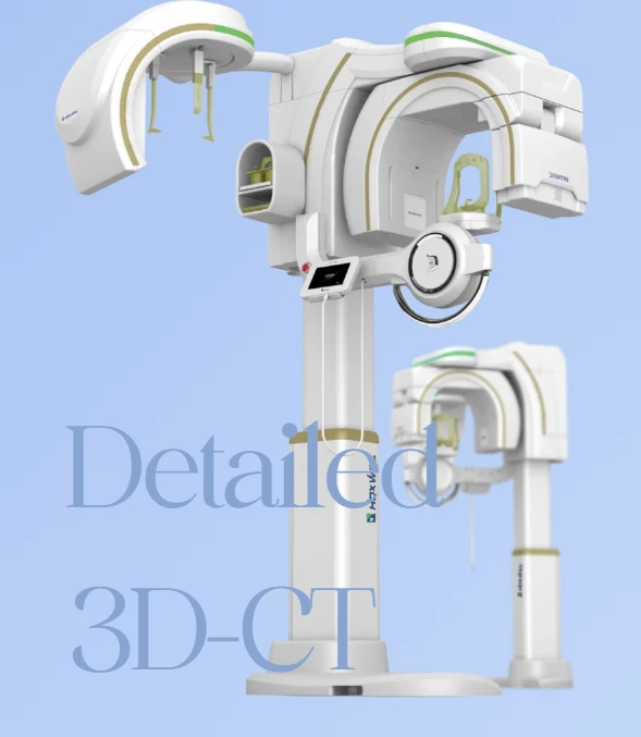 3D CT imaging system used for autologous rhinoplasty with cartilage, providing detailed anatomical visualization for surgical planning.