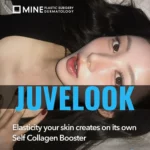 Juvelook self collagen booster treatment at Mine Clinic Seoul — natural skin elasticity and glowing complexion result.