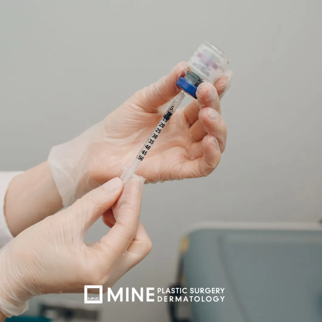 Non-surgical neck wrinkle injection treatment with Botox and filler