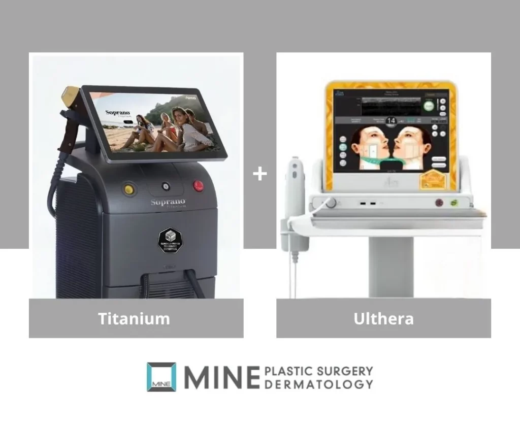 Ulthera vs titanium lifting devices at MINE Plastic Surgery in Seoul, Korea
