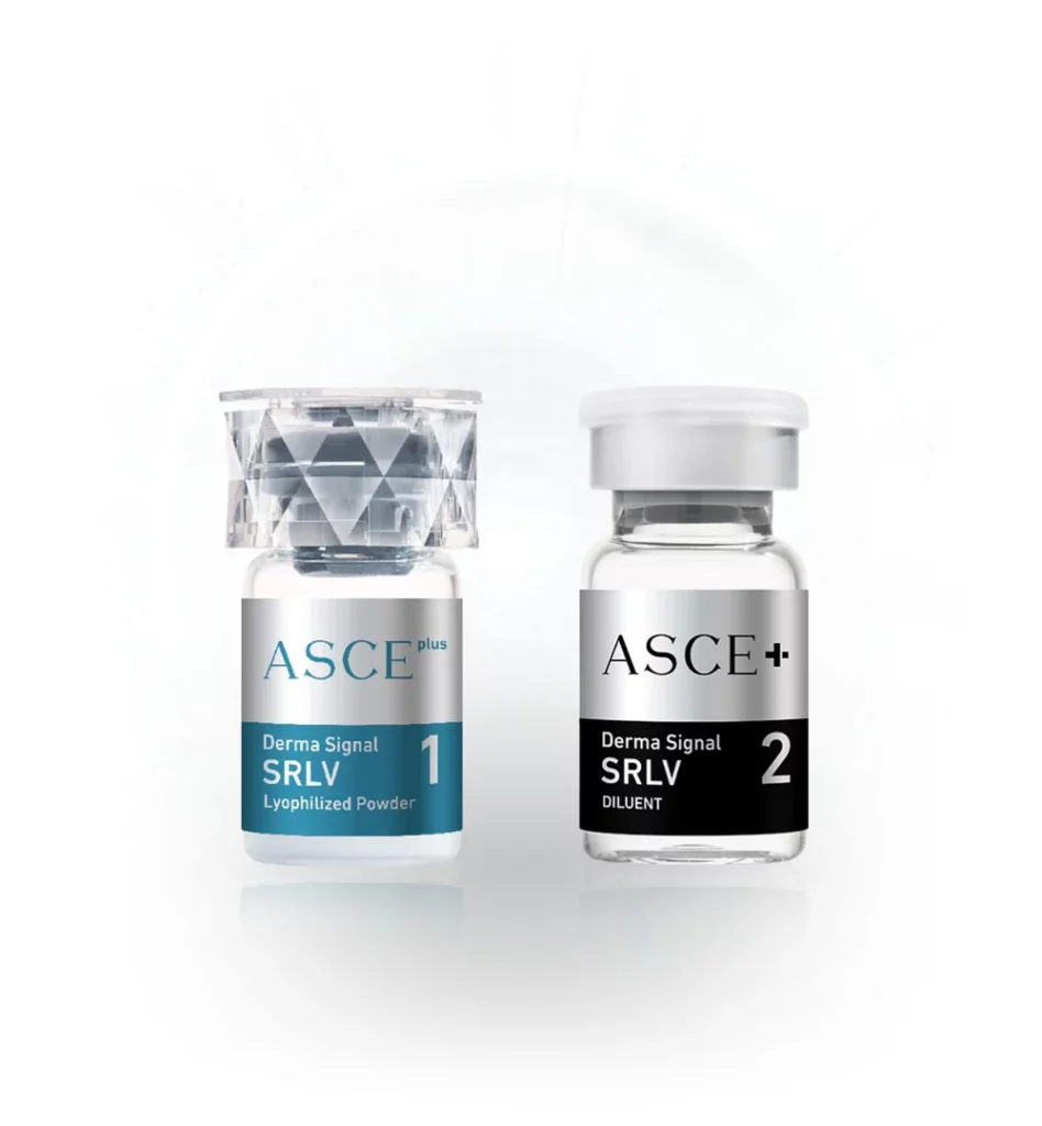 Two-vial ASCE plus exosome system used for exosome treatment in Korea at MINE