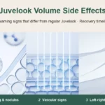 Juvelook Volume side effects: 3 warning signs — clumping and nodules, vascular signs, and left-right asymmetry